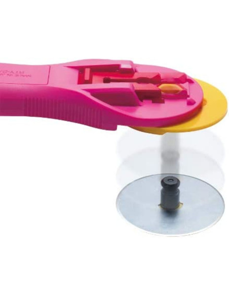 Ergonomische roze Olfa cirkelvormige snijder 45mm