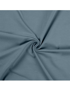 Jersey katoen stof - Blauwgrijs