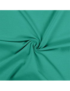 Jersey katoen stof - Tiffany Blauw