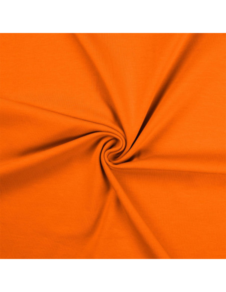 Katoenen jersey stof - Oranje