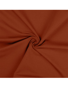 Katoenen jersey stof - Terracotta