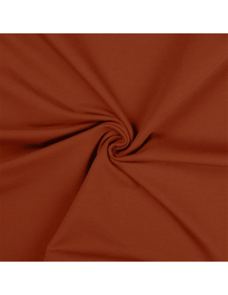 Katoenen jersey stof - Terracotta