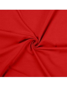 Katoenen jersey stof - Rood