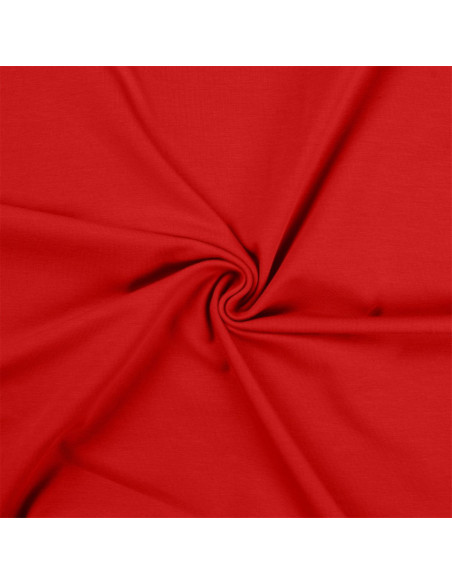Katoenen jersey stof - Rood