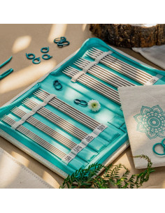 Dubbelpuntige naalden set The Grateful Mindful KnitPro
