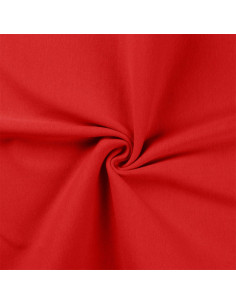 Ribboord jersey stof - Rood