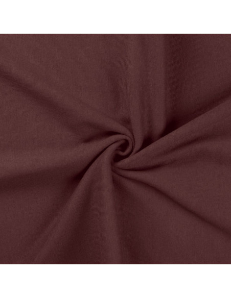 Ribboord jersey stof - Mauve