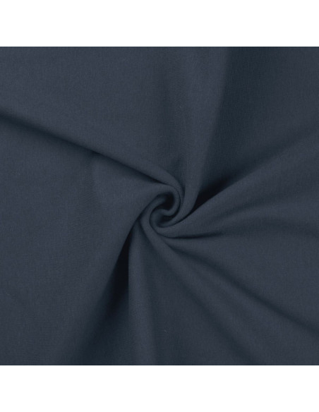 Jersey boordstof - Denim blauw