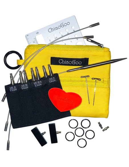 ChiaoGoo Shorties Large rondbreinaalden set