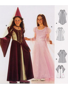 Feeënpatroon, middeleeuwse prinses - Burda 2463