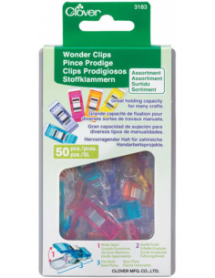 Doos 50 klemmen Prodige Clover - Assortiment