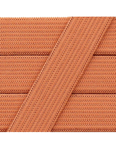 Zachte elastiek 15 mm - Zalmkleurig