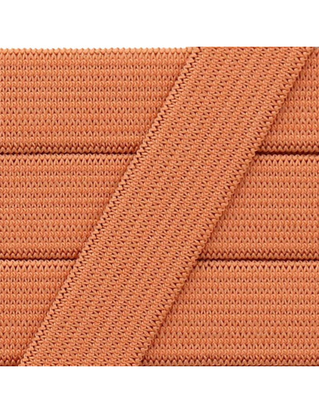 Zachte elastiek 15 mm - Zalmkleurig