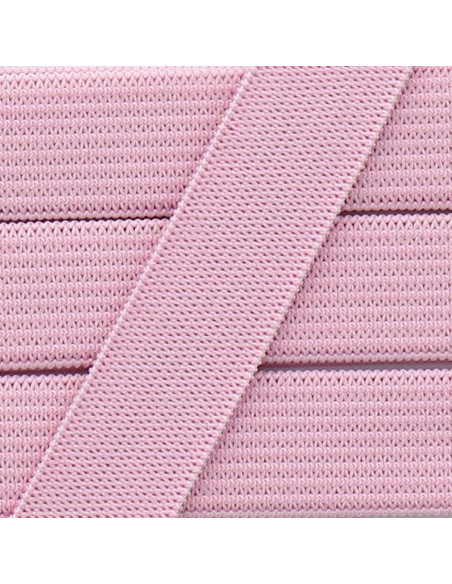 Zachte elastiek 15 mm - Roze