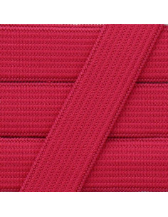 Zachte elastiek 15 mm - Fuchsia