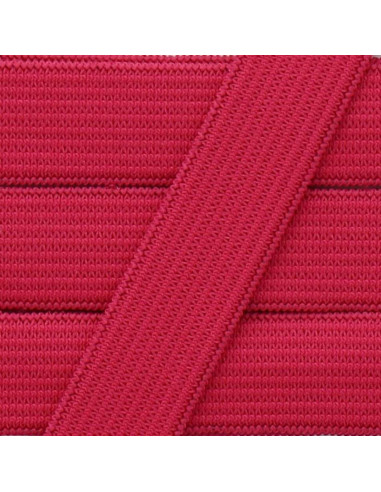 Zachte elastiek 15 mm - Fuchsia