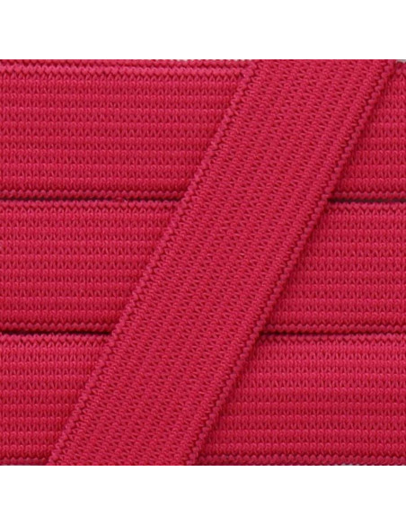 Zachte elastiek 15 mm - Fuchsia
