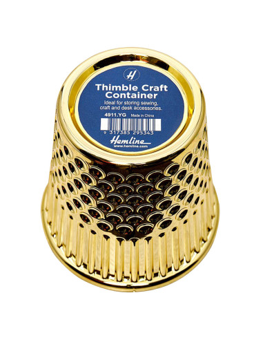 Decoratieve vingerhoed - Goud
