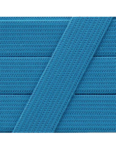 Zachte elastiek 15 mm - Blauw