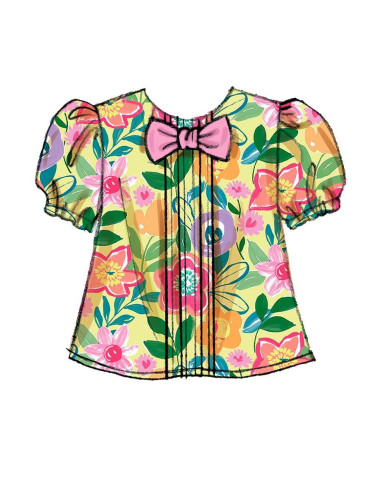 Patroon voor babybovenstuk en -broekje - Butterick 6884