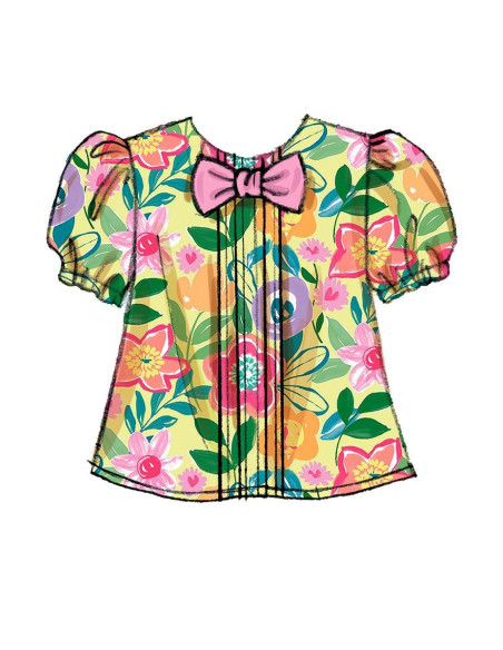 Patroon voor babybovenstuk en -broekje - Butterick 6884