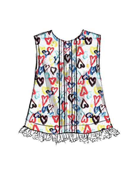 Patroon voor babybovenstuk en -broekje - Butterick 6884