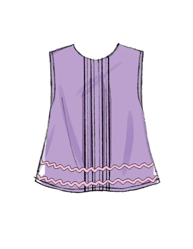 Patroon voor babybovenstuk en -broekje - Butterick 6884