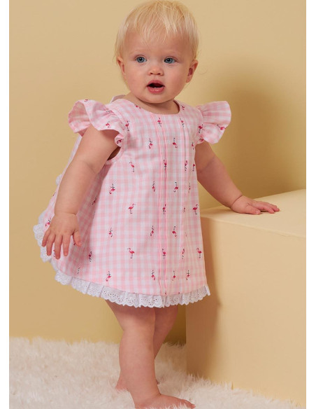 Patroon voor babybovenstuk en -broekje - Butterick 6884