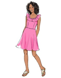 Jurkpatroon - Butterick 6888 2