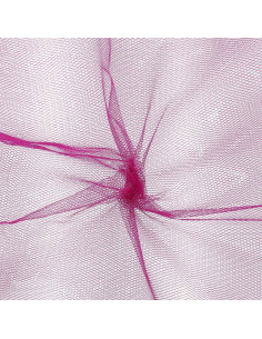 Stijf tule - Fuchsia roze