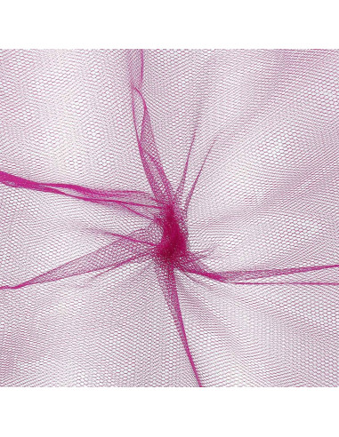 Stijf tule - Fuchsia roze