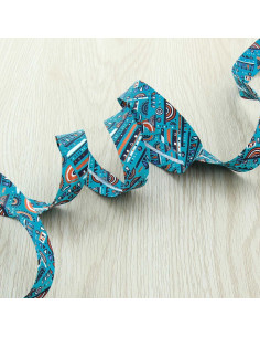 Etnische bias - Turkoois blauw