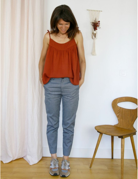 Patroon voor tanktop of jurk Crépuscule - Atelier Scämmit