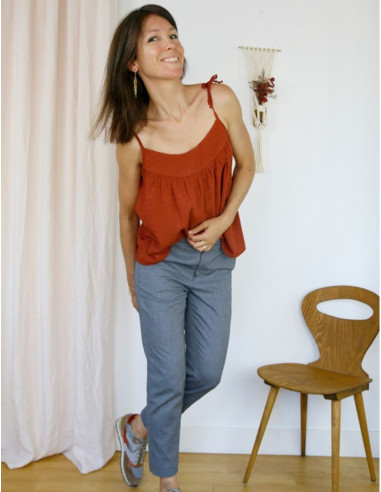 Patroon voor tanktop of jurk Crépuscule - Atelier Scämmit