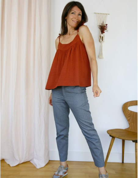 Patroon voor tanktop of jurk Crépuscule - Atelier Scämmit