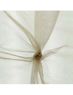 Stijf tule - Beige