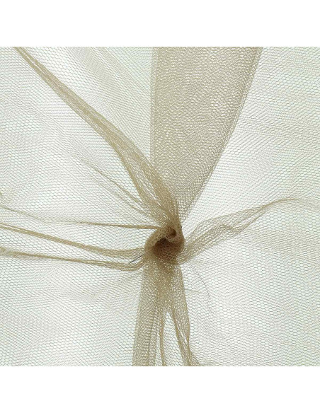 Stijf tule - Beige