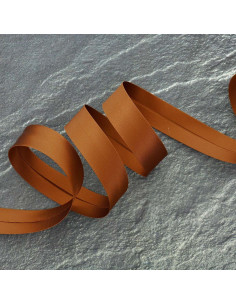 Viscose biais - Kastanjebruin
