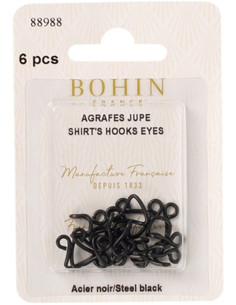 Sluitclips voor zwarte rokken Bohin