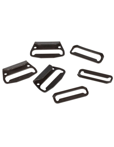Platte sluitclips voor rokken 20 mm zwart Bohin