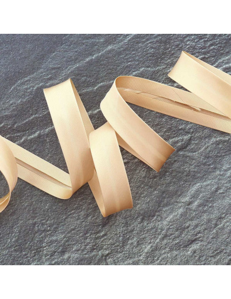 Viscose biais - Beige