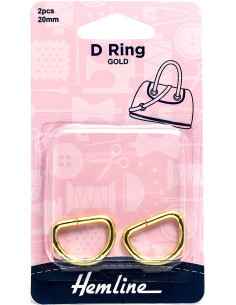 Set van 2 ringen in D - Goud 20 mm