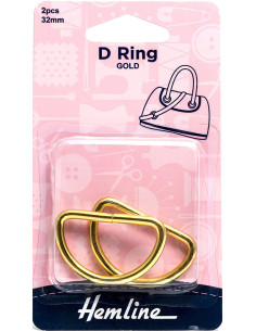 Set van 2 ringen in D - Goud 32 mm