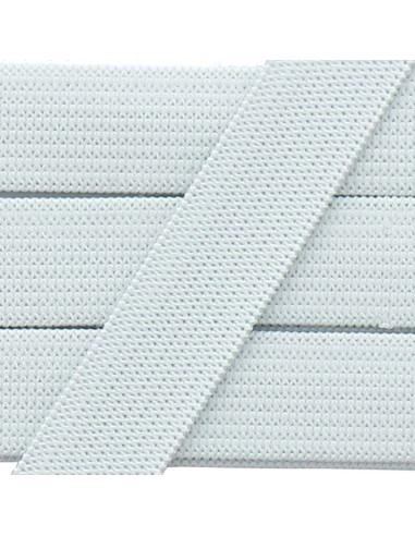 Zachte elastiek 15 mm - Wit
