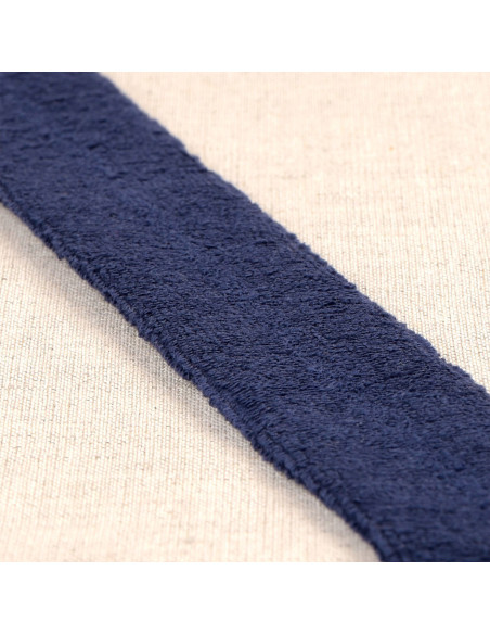 Biasband badstof - Marineblauw