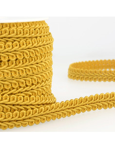 Chanel-stijl galon met korenaar - Mosterdkleurig