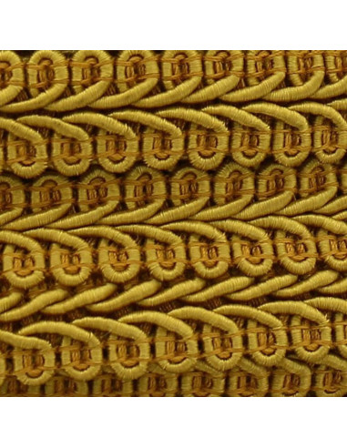 Chanel-stijl galon met korenaar - Mosterdkleurig