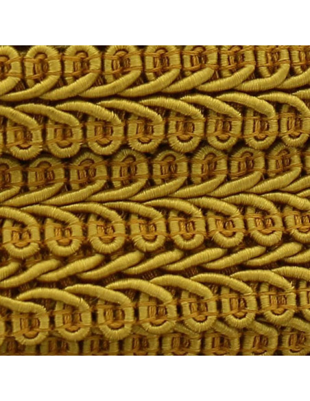 Chanel-stijl galon met korenaar - Mosterdkleurig