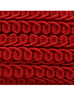 Chanel-stijl galon met korenaar - Rood 2