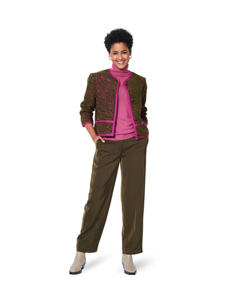 Jas- en mantelpatroon - Burda 5951
